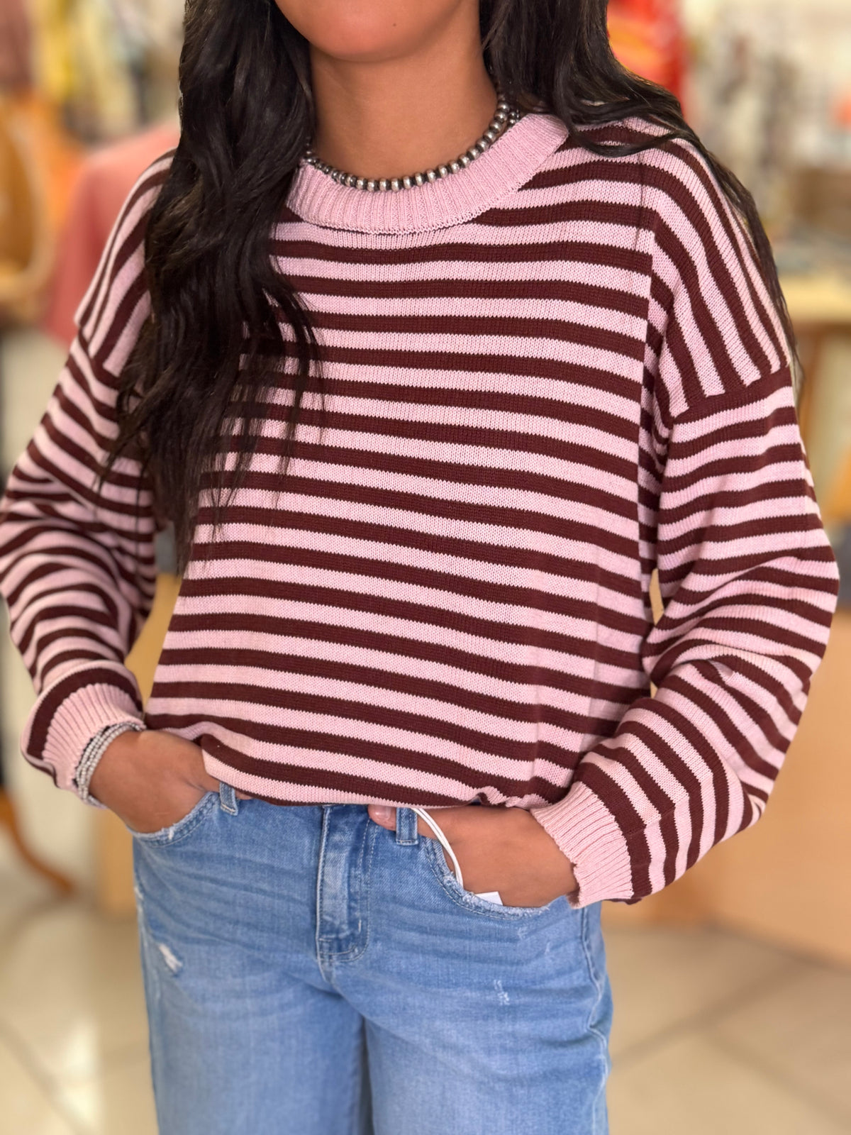 It Girl Striped Sweater