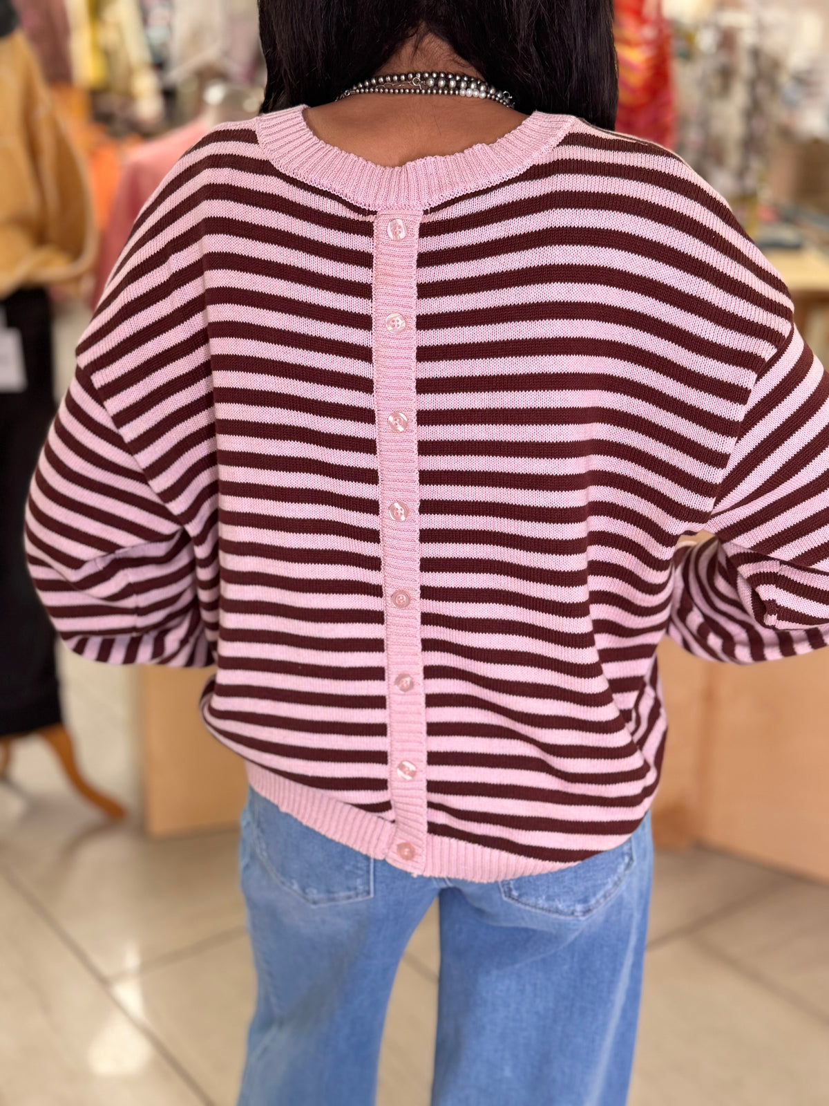 It Girl Striped Sweater