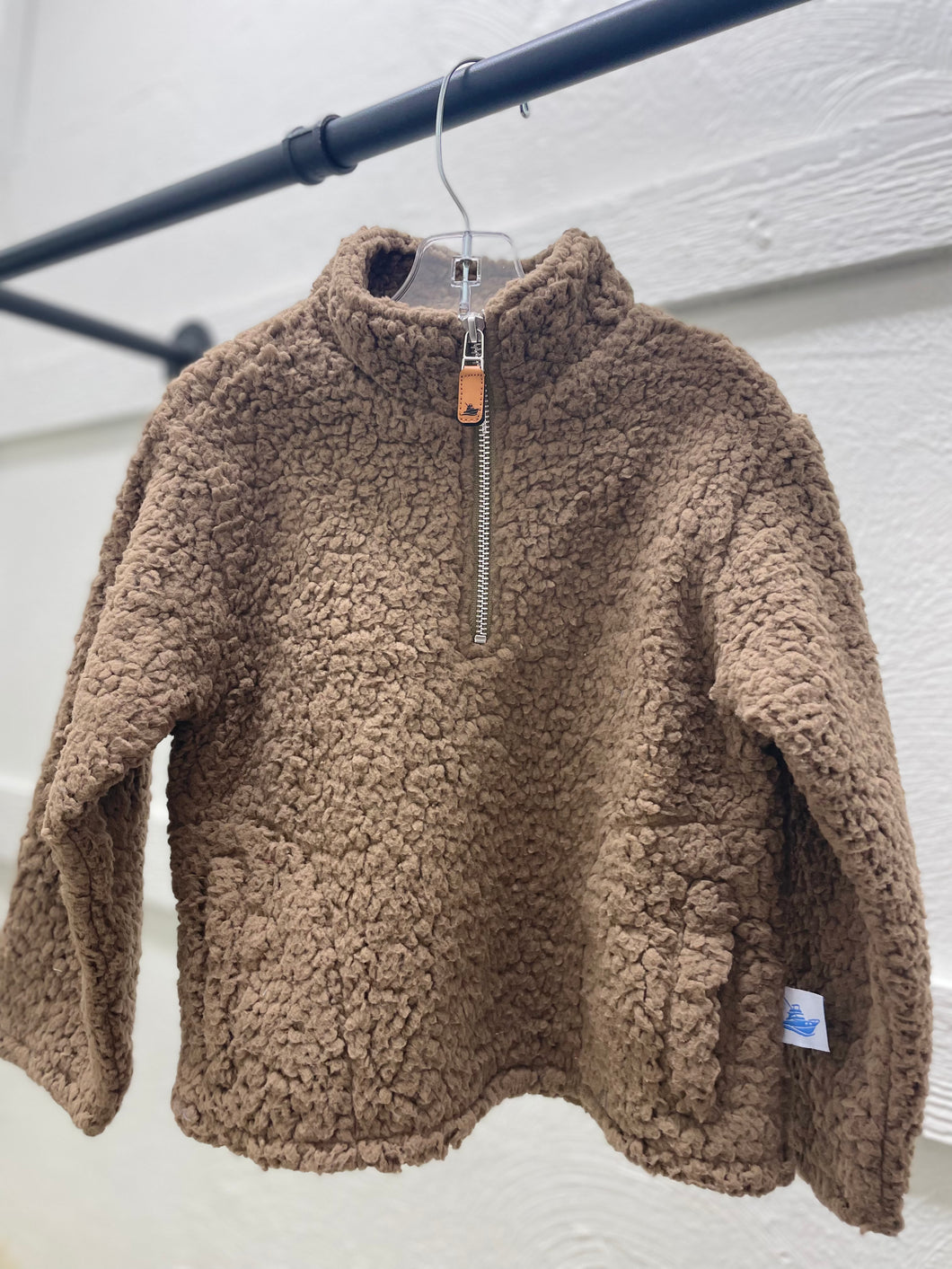 Chocolate Sherpa Pullover