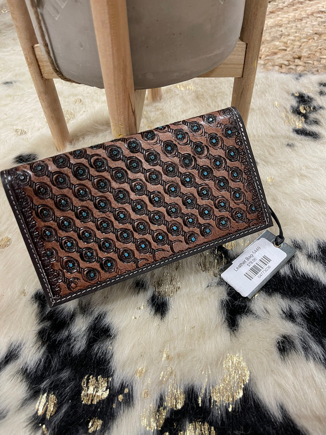 Leather wallet-5449