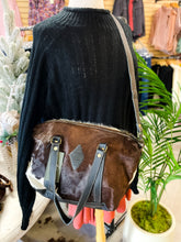 Load image into Gallery viewer, Cotton +Hairon Leather Bag 2598
